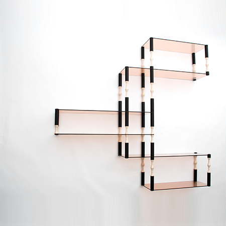 Dante - Goods and Bads And So On shelving system by Christophe de la Fontaine
